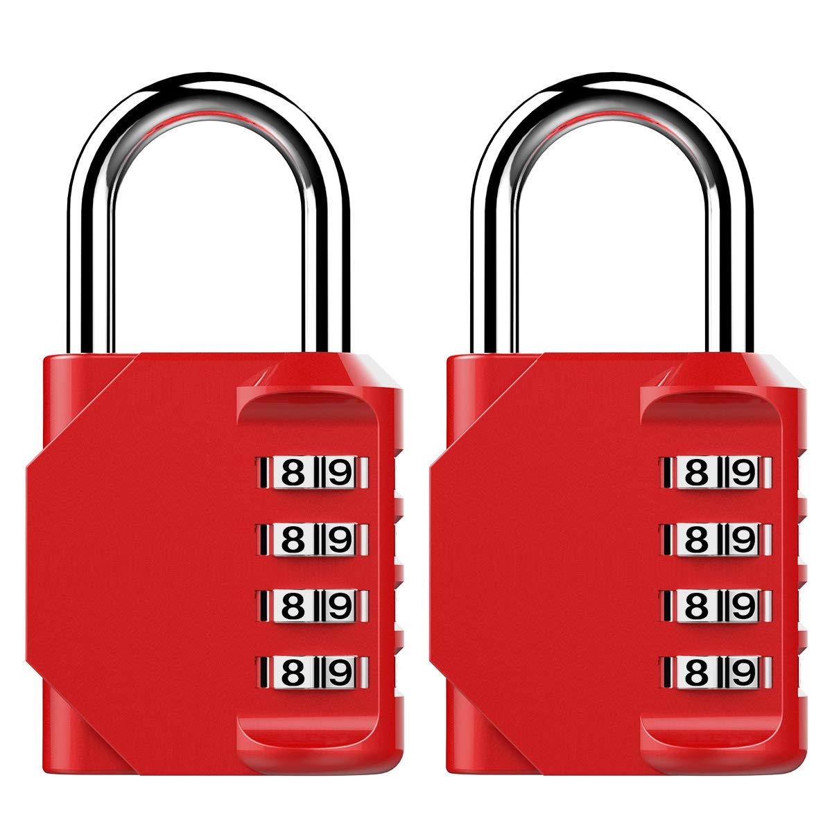 TH009 2 Pack Combination Lock, Red – Puroma