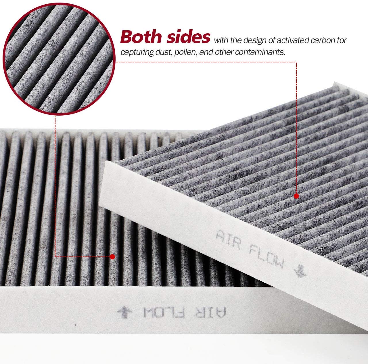Rayten 2-Pack Cabin Air Filter CF10285 For Toyota – 4Runner, Avalon, Camry, Corolla, Highlander