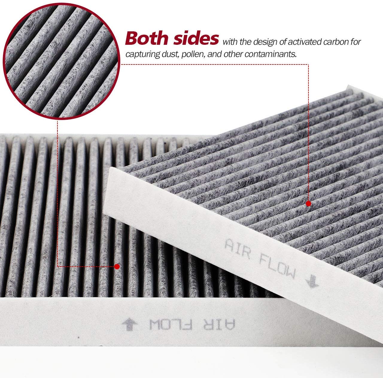  Puroma Cabin Air Filter with Activated Carbon